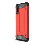 Huawei Mate 20 Lite, Műanyag hátlap védőtok, Defender, fémhatású, piros (87501) - Telefontok