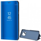 Huawei Mate 20 Pro, Oldalra nyíló tok, hívás mutatóval, Smart View Cover, kék (utángyártott) (RS82205) - Telefontok