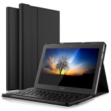 Huawei Mediapad T3 10.0, Bluetooth billentyűzetes mappa tok, fekete (85514) - Tablet tok
