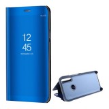Huawei P Smart Z, Oldalra nyíló tok, hívás mutatóval, Smart View Cover, kék (utángyártott) (RS92995) - Telefontok