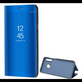 Huawei P30 Lite, Oldalra nyíló tok, hívás mutatóval, Smart View Cover, kék (utángyártott) (RS88355) - Telefontok