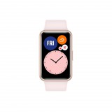 Huawei Watch Fit sakura rózsaszín szilikonszíjjal (H55025876) - Okosóra