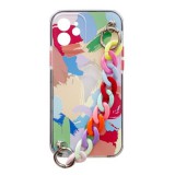 Hurtel Color Chain Case gel flexible elastic case cover with a chain pendant for iPhone 13 Pro multicolour (4)
