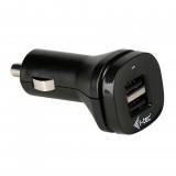 i-tec Dual USB autós töltő fekete (CHARGER-CAR2A1) (CHARGER-CAR2A1) - Autós Töltők
