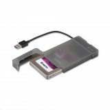 i-tec MySafe 2.5" SATA HDD külső ház USB 3.0 (MYSAFEU313) (MYSAFEU313) - HDD Dokkoló