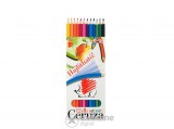 Ico Süni hatszögletű, hajlékony, színes ceruza készlet, 12 szín
