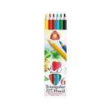 Ico süni jumbo háromszög alakú festett 6db-os vegyes szín&#369; színes ceruza 7140133001