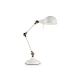 IDEAL LUX TRUMAN asztali lámpa E27 foglalattal, max. 60W, állítható magasság, fehér 145198