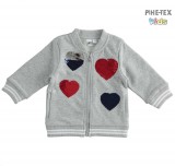 iDO lány, szürke, pulóver, megfordítható flitteres mintával (K615/00-8992)