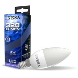 INESA LED izzó E14 4W 160° LED gyertya izzó 6500K G3 320Lm