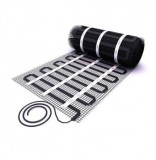 Infra Elektromos padlófűtés fekete fűtőszőnyeg 200 watt/m² 12,0 m² beltéren és kültéren is használható