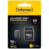 Intenso 3424490 64 GB MicroSD UHS-I Class 10 memóriakártya