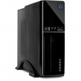 Inter-Tech IT-607 Desktop táp nélküli Micro-ATX ház fekete (88881223) (it88881223) - Számítógépház