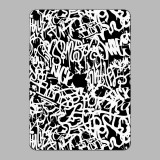 iPad Air 5 - Monokróm graffiti hátlap fólia