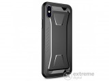 Ipaky PHANTOM telefonvédő gumi/szilikon tok Apple iPhone X/XS (5,8") készülékhez, fekete