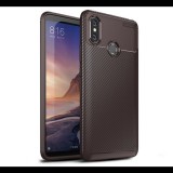 IPAKY szilikon telefonvédő (karbon minta) BARNA [Xiaomi Mi Max 3] (5996457817580) - Telefontok