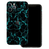 iPhone 11 Pro Max - Kék füstcsíkos hátlap fólia