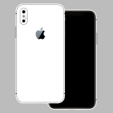 iPhone X - Matt fehér hátlap fólia