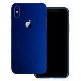 iPhone X - Matt króm sötétkék fólia