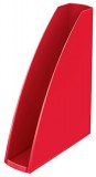 Iratpapucs, m&#369;anyag, 60 mm, elöl nyitott, leitz "wow", piros 52771026