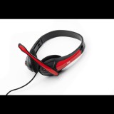 IRIS F-25 vezetékes headset piros (F-25) - Fejhallgató