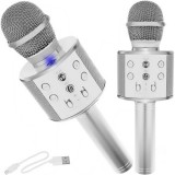 Isotrade Karaoke mikrofon ezüst