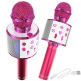 Isotrade Karaoke mikrofon pink