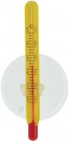 Ista mini üveg hőmérő (sárga)