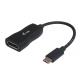 iTec i-tec C31DP60HZP video átalakító kábel 0,15 M USB-C 3.1 DisplayPort Fekete