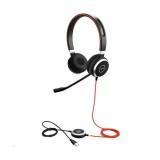 JABRA Fejhallgató - Evolve 40 UC Duo Stereo Vezetékes, Mikrofon (6399-829-209) - Fejhallgató