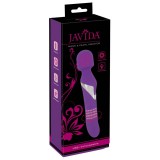 Javida Wand & Pearl - 2in1 masszírozó vibrátor (lila)