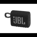 JBL GO 3 JBLGO3BLK, Portable Waterproof Speaker - bluetooth hangszóró, vízhatlan, fekete (JBLGO3BLK) - Hangszóró