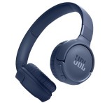 Jbl tune 520bt bluetooth fejhallgató sztereo (v5.3, mikrofon, multipoint, összehajtható) sötétkék jblt520btblue