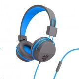 JLAB Jbuddies Studio Kids mikrofonos gyerek fejhallgató szürke-kék (IEUHJKSTUDIORGRYBL) (IEUHJKSTUDIORGRYBL) - Fejhallgató
