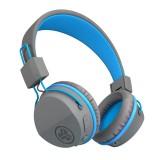 JLAB Jbuddies Studio Wireless Kids 2020 mikrofonos vezeték nélküli gyerek fejhallgató szürke-kék (IEUHBSTUDIORGRYBLU4) (IEUHBSTUDIORGRYBLU4) - Fejhallgató