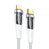 Joyroom gyorstöltő kábel smart switch USB-C - Lightning 20W 1.2m fehér (S-CL020A3)
