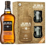 Jura 10 éves whisky 0,7l 40%+ 2 pohár DD