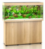 Juwel Rio 240 LED akvárium szett bútorral világos fa