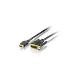 Kábel - 119323 (HDMI-DVI(18+1) kábel, aranyozott, 3m) (EQUIP_119323)