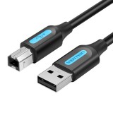 Kabel USB 2.0 A do B Vention COQBJ 5m czarny PVC