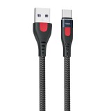 Kábel USB-C Remax Lesu Pro, 1m, 5A (fekete)