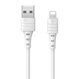 Kábel USB Lightning Remax Zeron, 1m, 2.4A (fehér)