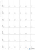 Kalendárium betét, havi tervező, bianco, A5, FILOFAX &#039;Clipbook&#039;