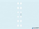 Kalendárium betét, jegyzetlap, A5, vonalas, FILOFAX, kék