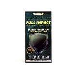Karc és ütésálló fólia fekete kerettel iPhone 12 Mini Yooup Full Impact