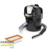 Karcher KÄRCHER AD 2 Akkumulátoros hamuporszívó (akkumulátor nélkül)