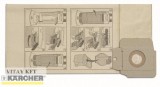 Karcher KÄRCHER Papír porzsák 10 db (CV 30-38/1; CV 38-48/2)