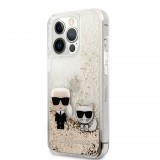 Karl Lagerfeld Apple Iphone 13 Pro Max Karl et Choupette arany tok (KLHCP13XGKCD) (KLHCP13XGKCD) - Telefontok
