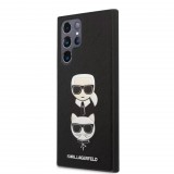 Karl Lagerfeld Samsung S22 Ultra Karl et Choupette tok fekete (KLHCS22LSAKICKCBK) (KLHCS22LSAKICKCBK) - Telefontok