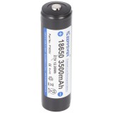 Keeppower 18650 akkucella 3.7V 3500mAh Li-Ion védelmi elektronikával 10A
